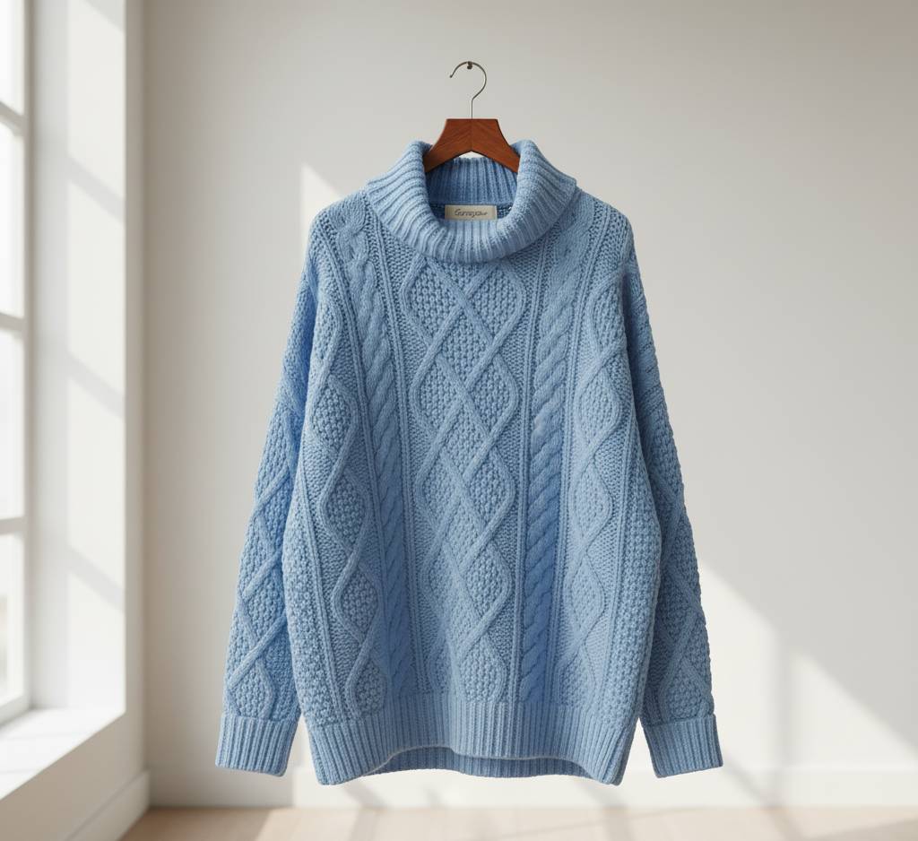 sweater_pic_4 Cable Knit Pullover - Image 3